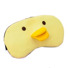 Маска для сна Head duck желтая No Brand