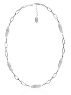 Ожерелье из бижутерного сплава 40-44,5 см LN ONE 226305181, искусственный жемчуг