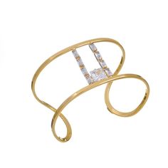 Браслет из бижутерного сплава р.19 Moon Paris MR-23.12-058, кристалл