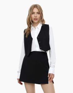 Рубашка женская Gloria Jeans GSU001166 белая M (44-46)