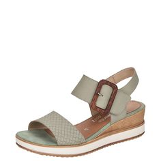 Босоножки женские REMONTE D6453/52 зеленые 40 RU