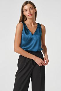 Топ женский Fly 2132-08 синий 46 RU