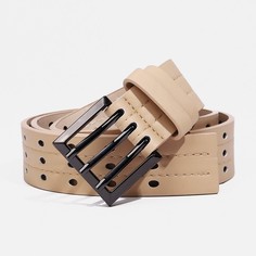 Ремень женский exclusive бежевый, 102 см No Brand