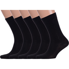 Комплект носков мужских NOSMAG 5-М-150 черных 27, 5 пар