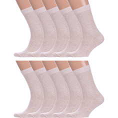 Комплект носков мужских NOSMAG 10-МЛ-16 бежевых 29, 10 пар