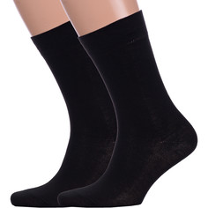 Комплект носков мужских NOSMAG 2-М-150 черных 25, 2 пары
