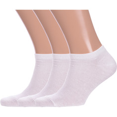 Комплект носков мужских NOSMAG 3-МК-29 белых 27, 3 пары