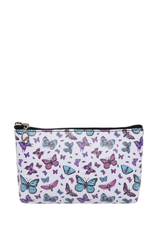 Косметичка женская Daniele Patrici A74251 фиолетовая, голубая, 17x3x11 см