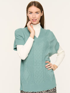 Пуловер женский VAY 5232-1761 зеленый 52-56 RU