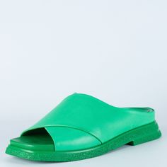 Сабо женские Sandm 763-13402 зеленые 39 RU