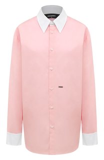 Хлопковая рубашка Dsquared2