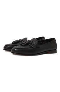 Кожаные лоферы Santoni