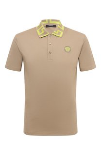 Хлопковое поло Versace