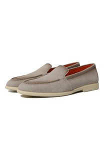 Кожаные лоферы Santoni