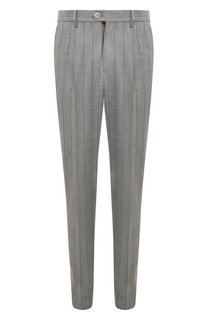 Брюки из хлопка и шерсти Brunello Cucinelli