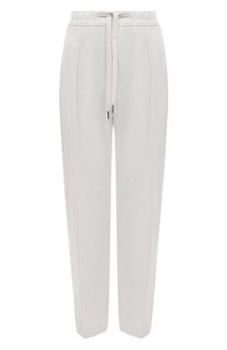 Брюки из хлопка и льна Brunello Cucinelli