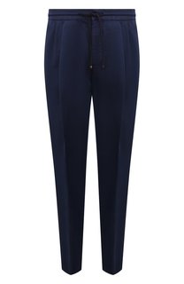 Брюки изо льна и хлопка Brunello Cucinelli