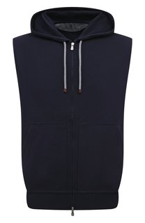 Хлопковое жилет Brunello Cucinelli