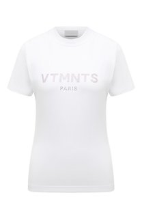 Хлопковая футболка VTMNTS