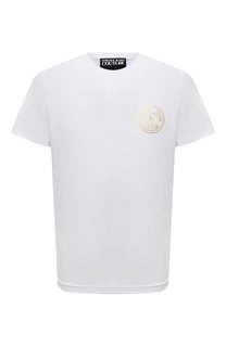 Хлопковая футболка Versace Jeans Couture
