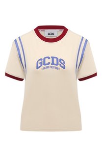 Хлопковая футболка GCDS