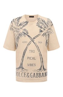 Хлопковая футболка Dolce & Gabbana