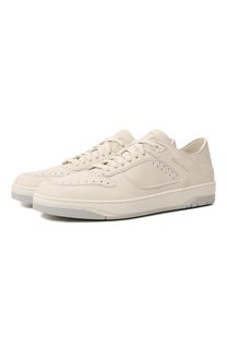Кожаные кеды Santoni