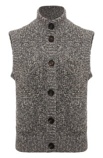 Жилет из шерсти и кашемира Brunello Cucinelli