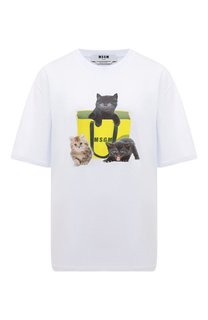 Хлопковая футболка MSGM
