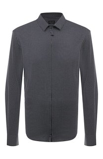 Хлопковая рубашка Giorgio Armani