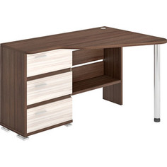 Стол компьютерный МЭРДЭС СР-322С ШК-ПРАВ шамони/карамель Merdes