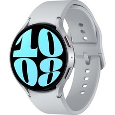 Смарт-часы Samsung Galaxy Watch 6 44мм 1.5 AMOLED корп.серебристый рем.серый (SM-R940NZSACIS)