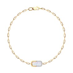 Браслет SOKOLOV из золота с бриллиантами и перламутром