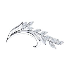 Брошь SOKOLOV из серебра с фианитами