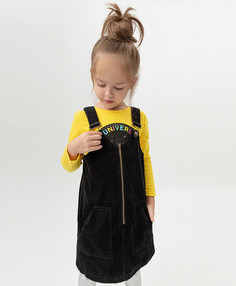 Сарафан на молнии черный Button Blue (122)