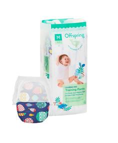 Offspring трусики-подгузники, M 6-11 кг. 42 шт. расцветка Рыбки