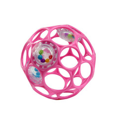 Развивающая игрушка погремушка для новорожденных мяч Oball Bright Starts