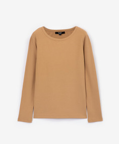 Футболка с длинным рукавом бежевая GLVR (M)