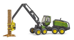 Харвестер John Deere 1270G с бревном Bruder