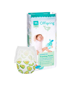 Offspring трусики-подгузники, M 6-11 кг. 42 шт. расцветка Авокадо