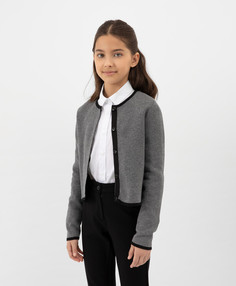 Кардиган вязаный на кнопках серый Gulliver (152)