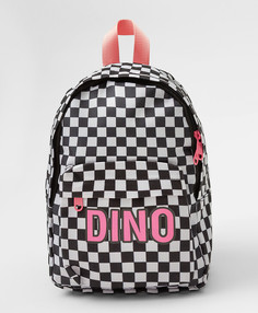 Рюкзак с карманами и принтом шашечка Button Blue (One size)