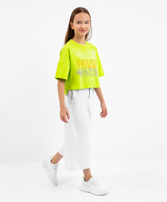 Джинсы-кюлоты белые Gulliver (146)