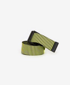 Пояс из широкой полосатой тесьмы салатовый Gulliver (One size)