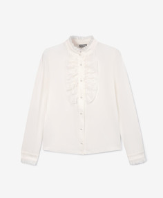 Блузка трикотажная молочного цвета Gulliver (140)