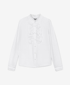 Блузка трикотажная белая Gulliver (128)