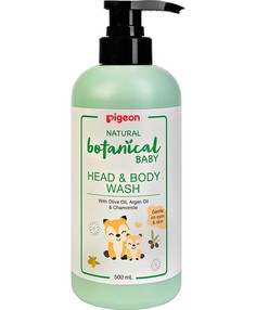 Гель для купания и мытья головы и тела Pigeon Natural Botanical 500мл