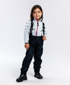 Брюки с флисовой подкладкой черные Button Blue (128)