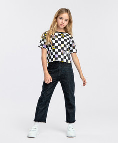 Джинсы черные Button Blue (158)