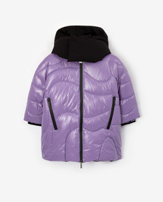 Пальто зимнее фиолетовое Gulliver (128)